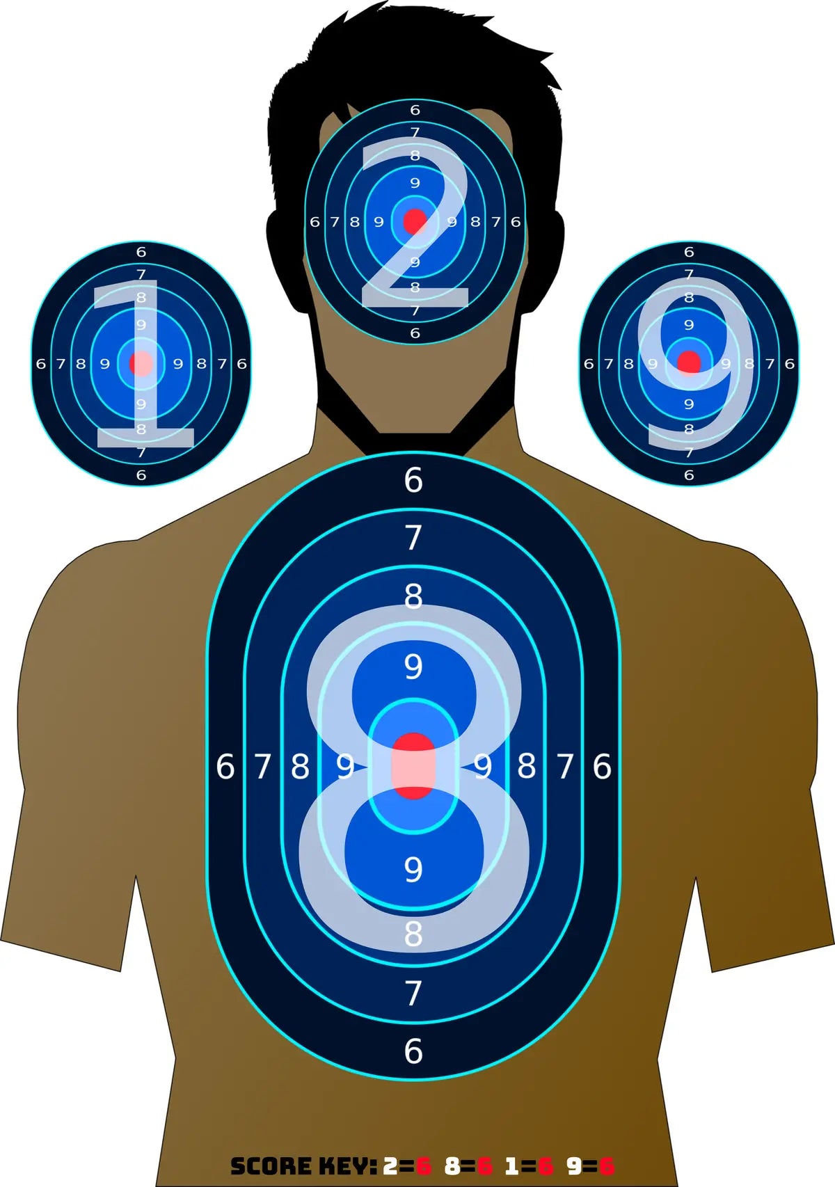 Audio Command Target 5 - Printable Shooting Target