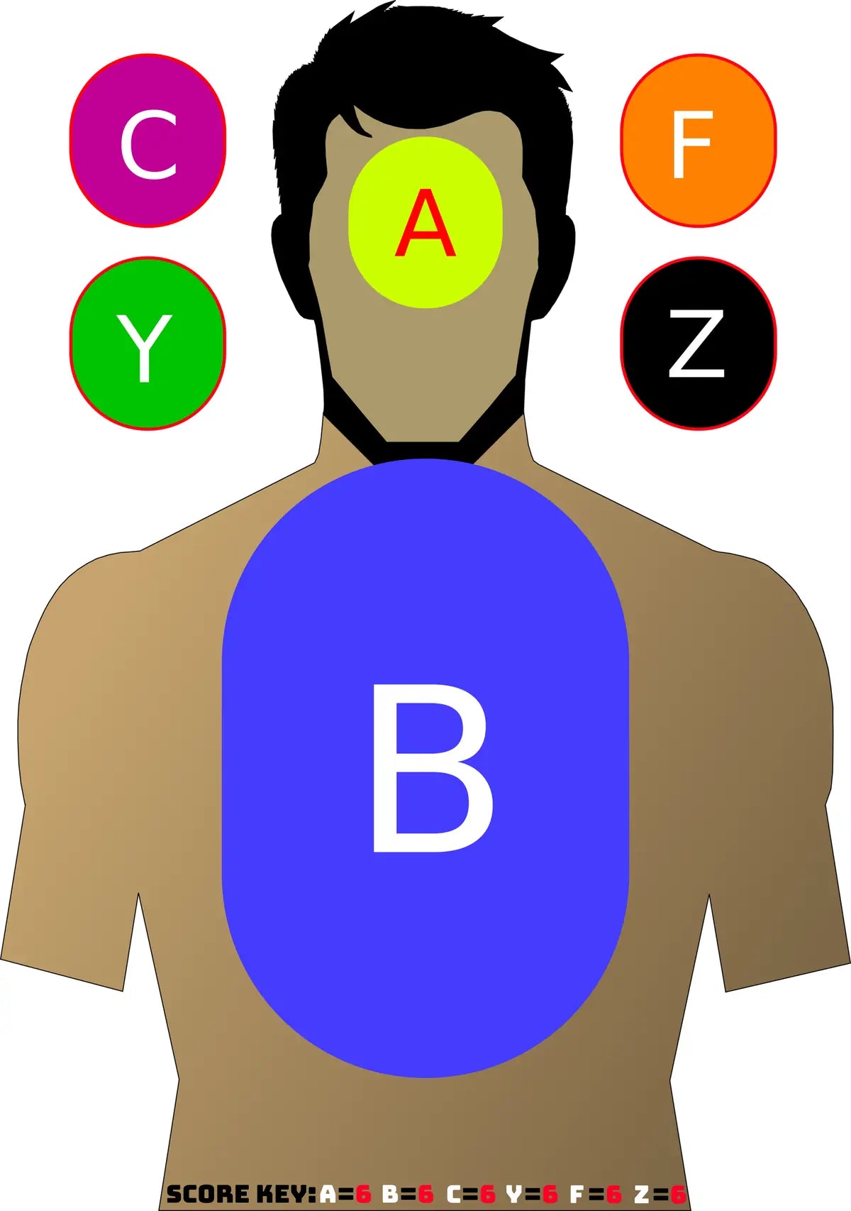 Audio Command Target 9 - Printable Shooting Target