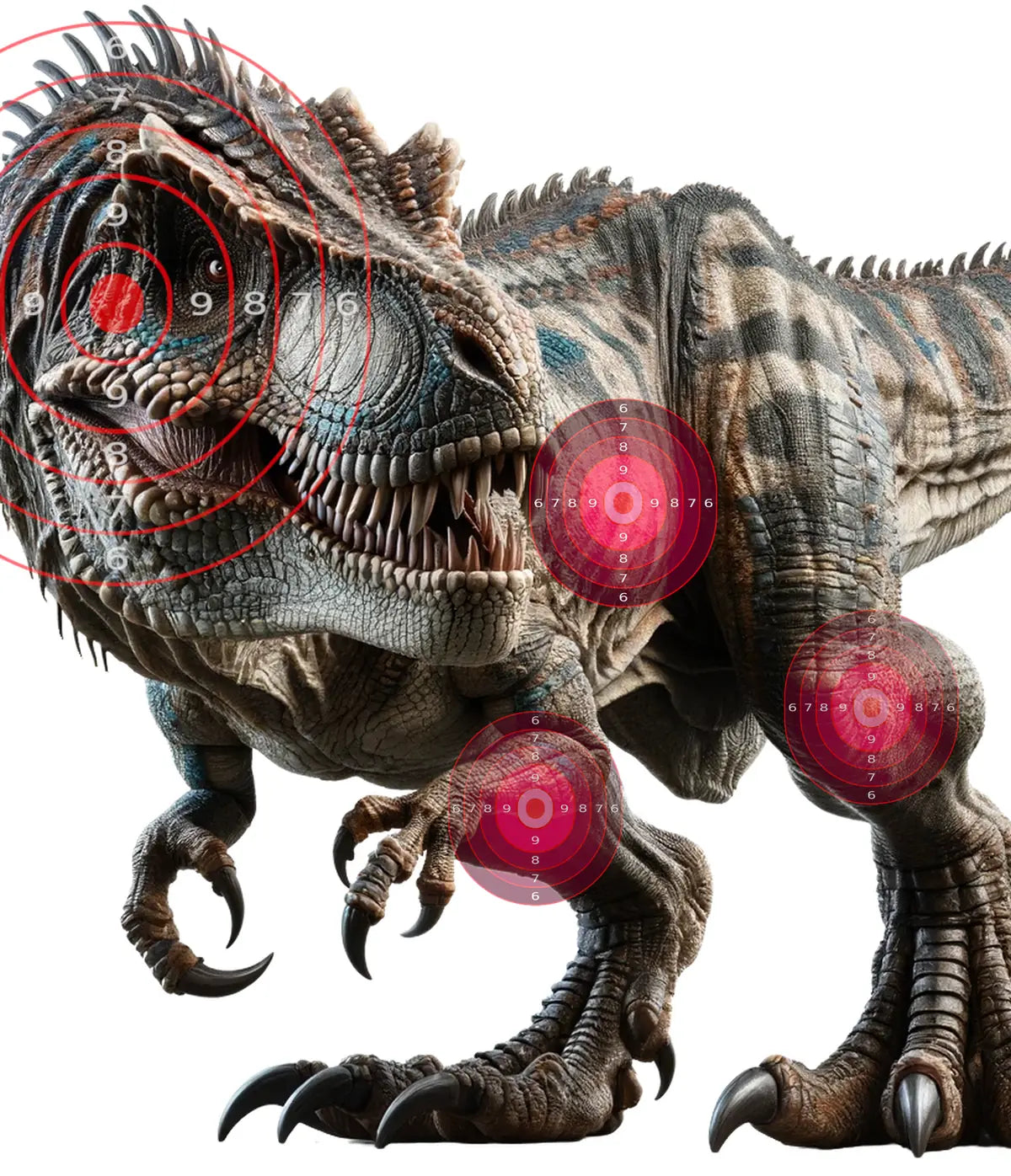 Dinosaur TREX Target 1 - Printable Shooting Target