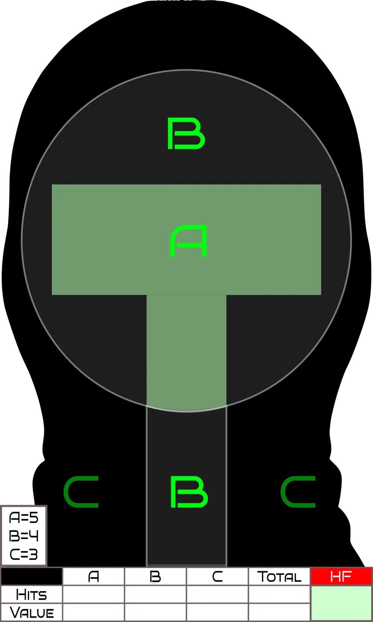 Headshot Target 8 - Printable Shooting Target