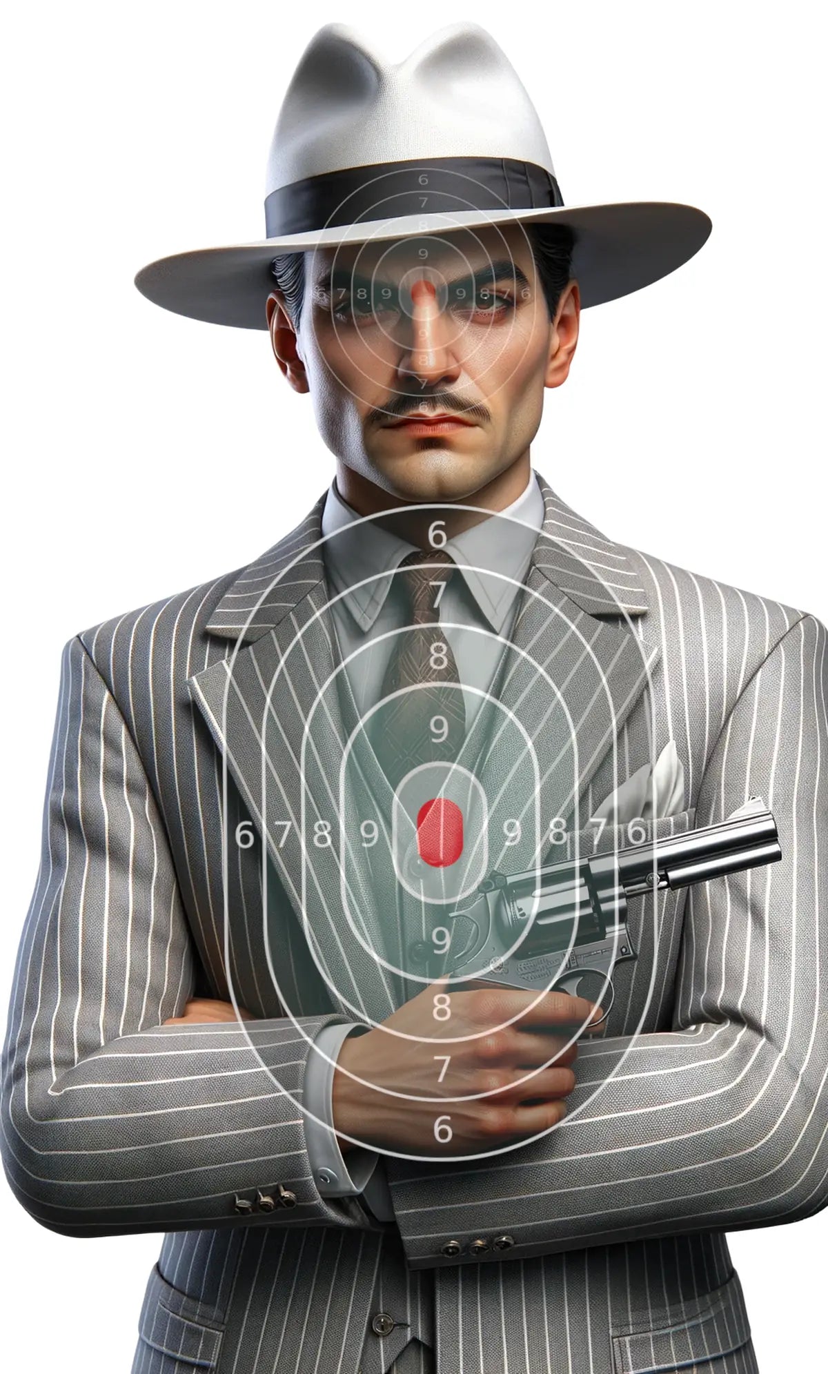 Mobsters Target 16 - Printable Shooting Target