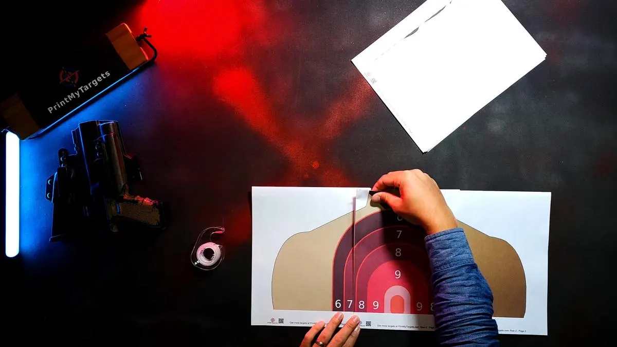 Now, tape the pages together.