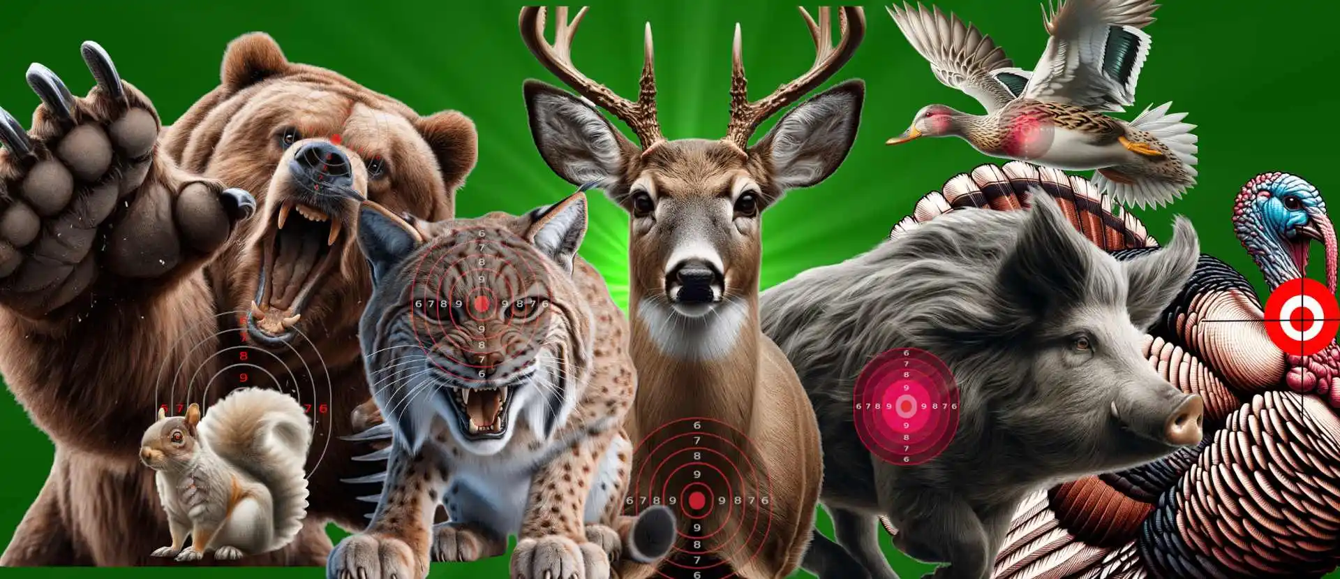 Animal & Hunting Shooting Targets - PrintMyTargets