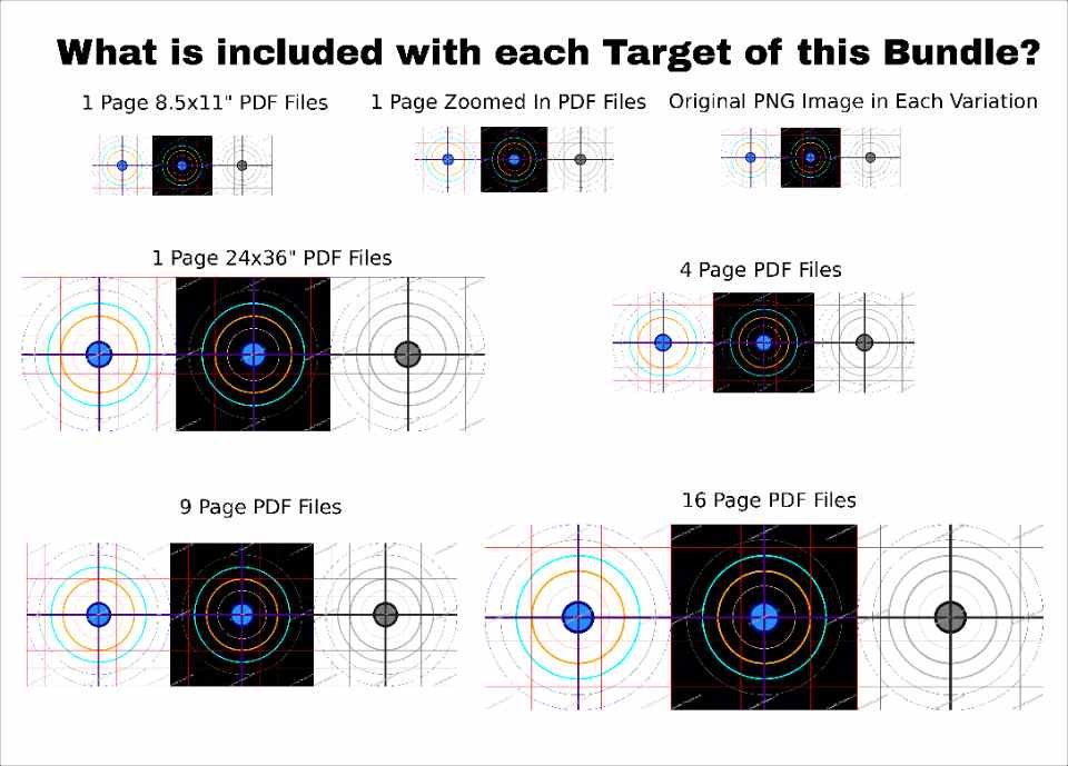 Color Geometric Targets - what is included?