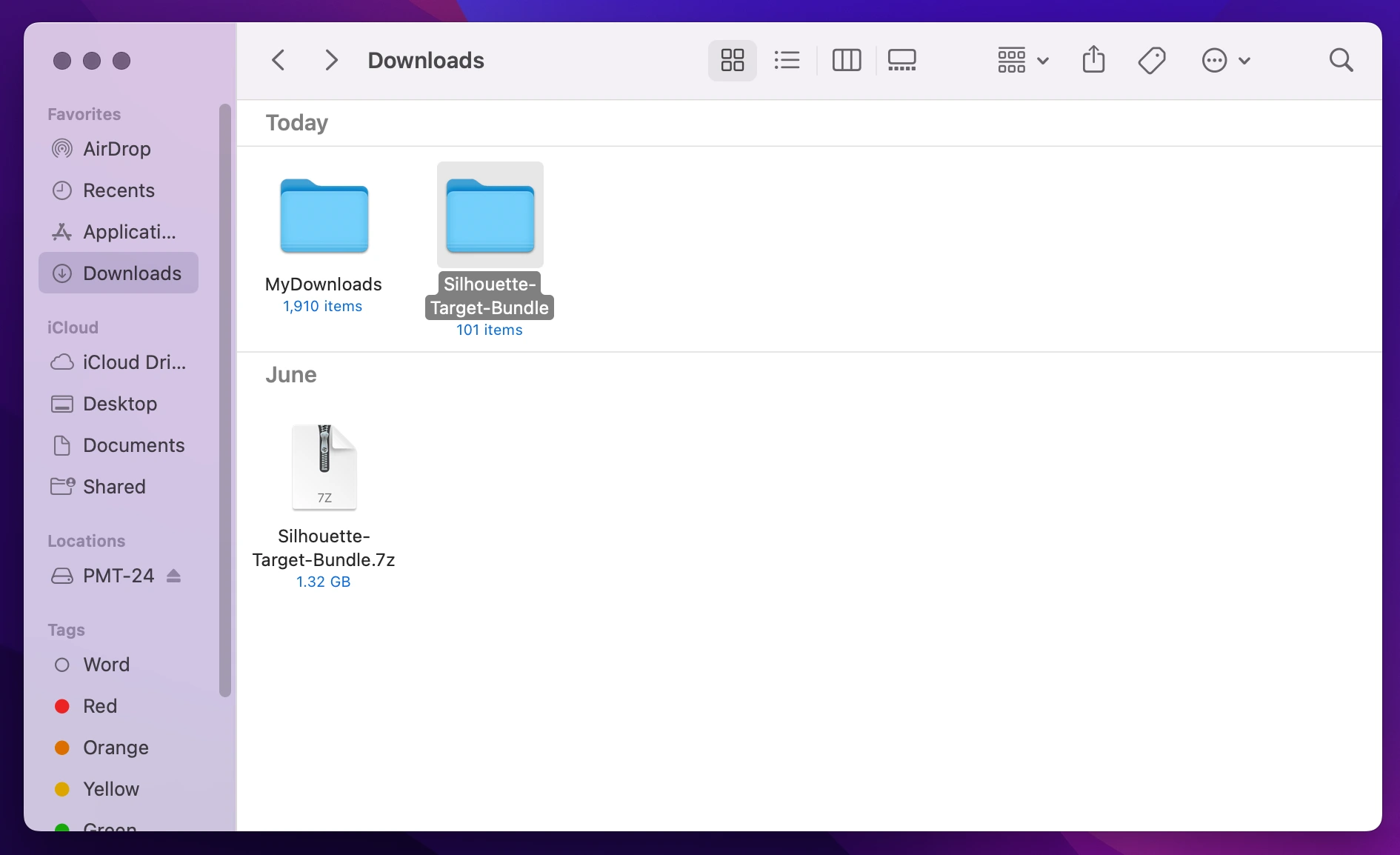 Access your files from the unzipped file. 