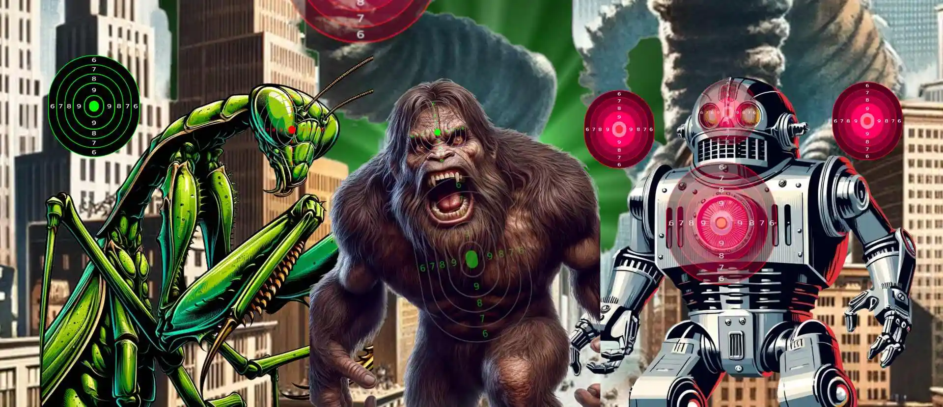 Monster Shooting Targets