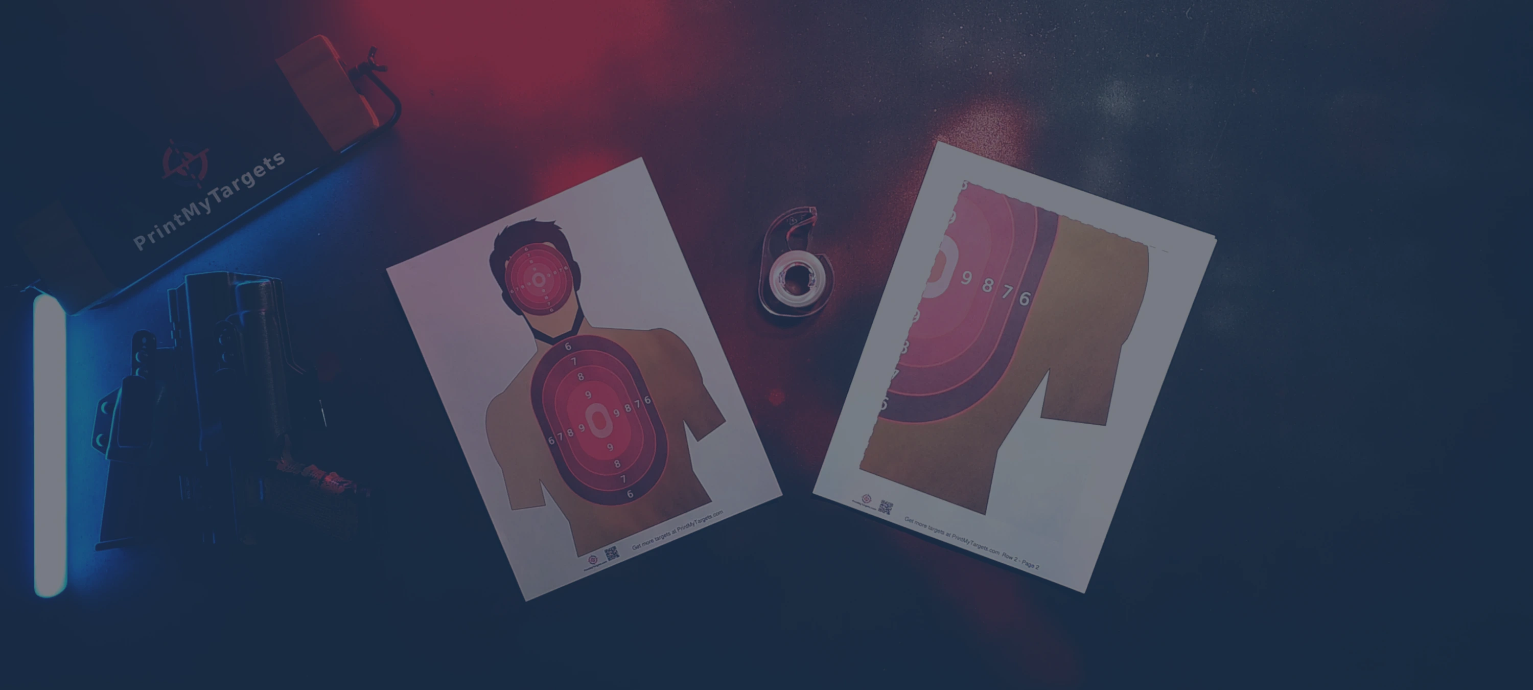 PrintMyTargets digital printable shooting targets