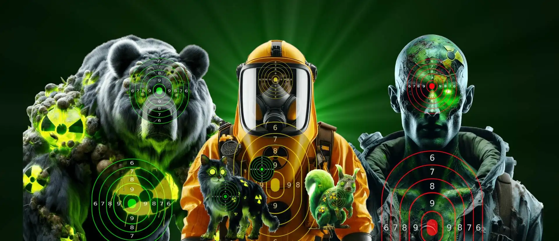 Radioactive Shooting Targets - PrintMyTargets