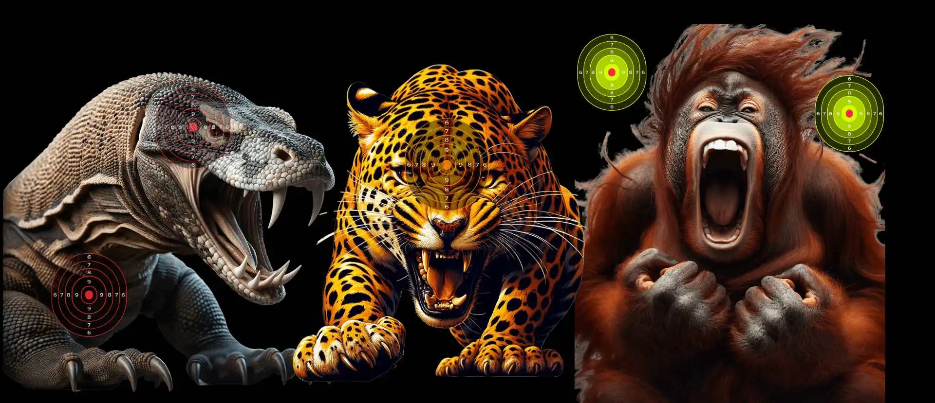 Southeast Asia Animal Shooting Targets - PrintMyTargets