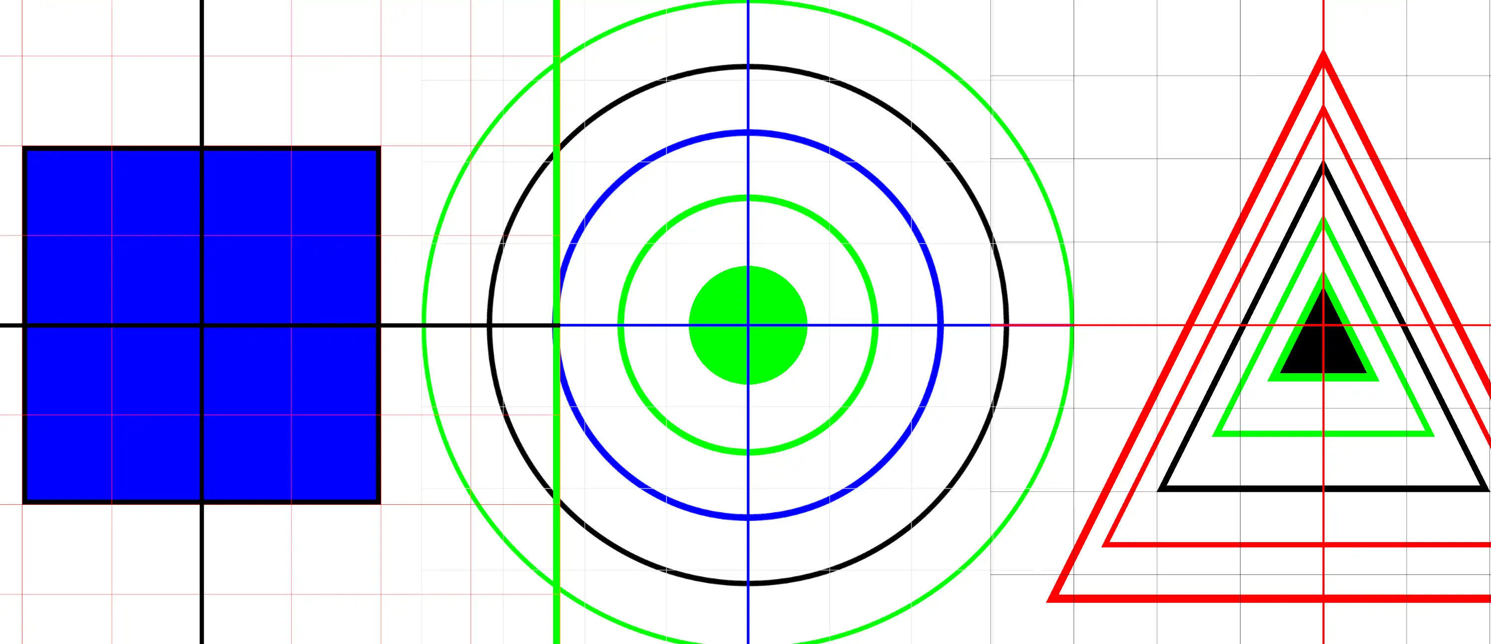 Color Geometric Shooting Targets - PrintMyTargets