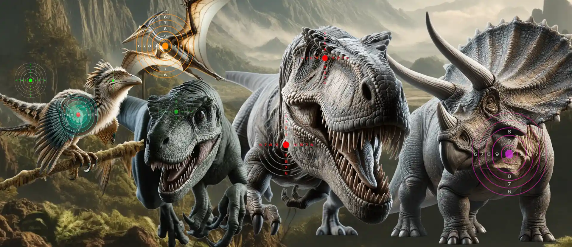 Dinosaur Shooting Targets - PrintMyTargets