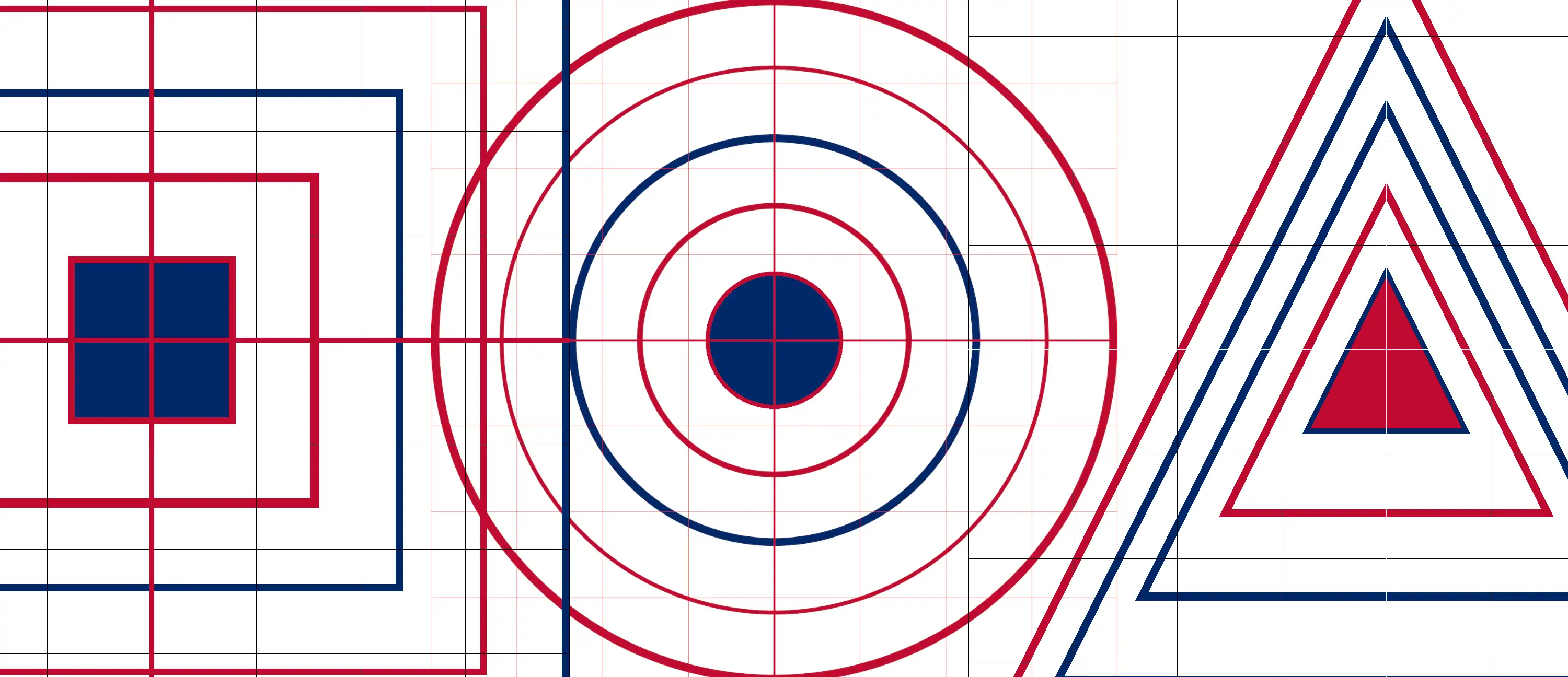 RWB Geometric Targets - PrintMyTargets