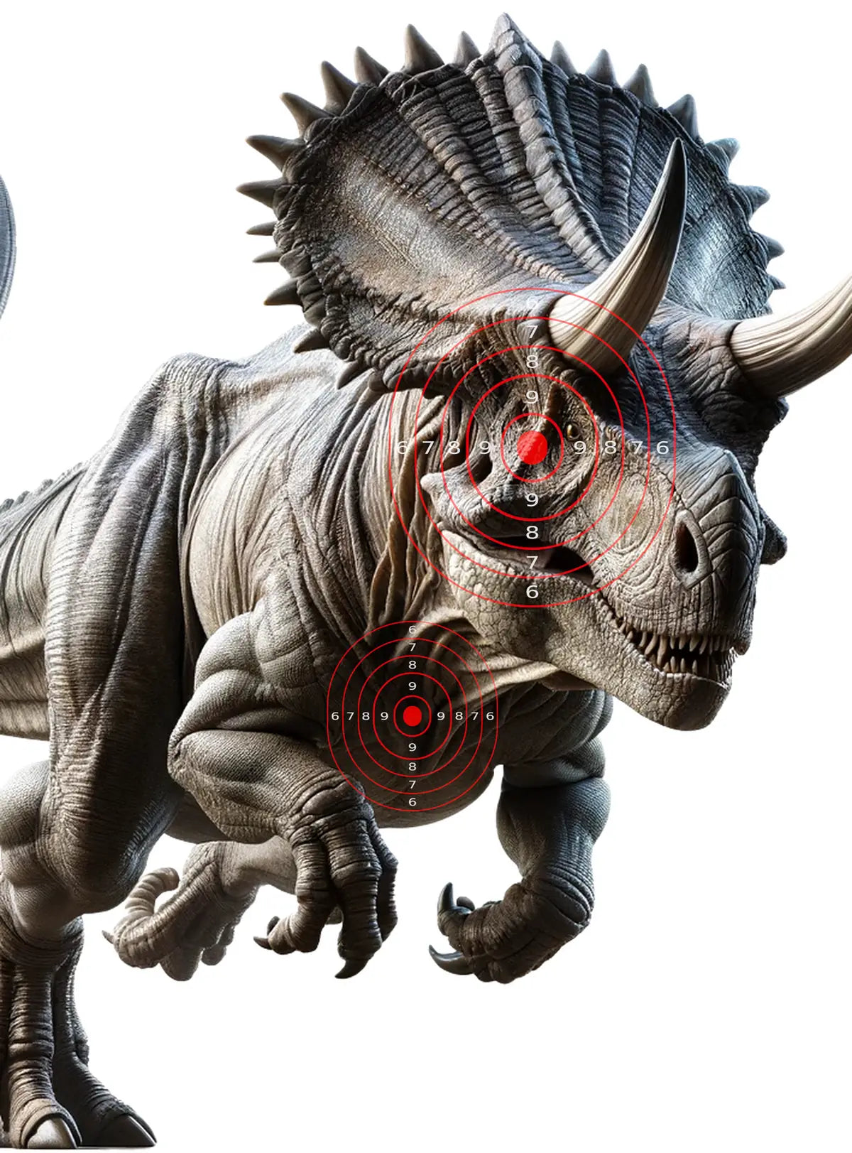 Dinosaur Carnotaurus Target 6 - Printable Shooting Target