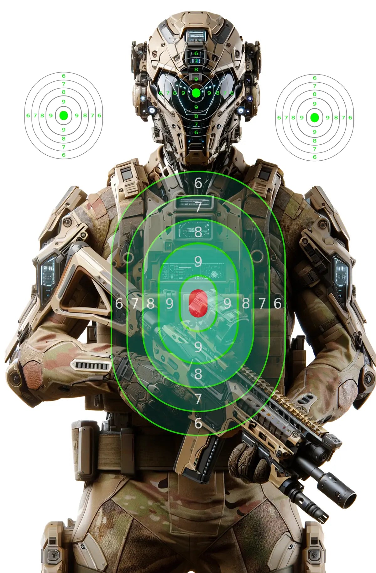 Future Warfare Target 36 - Printable Shooting Target