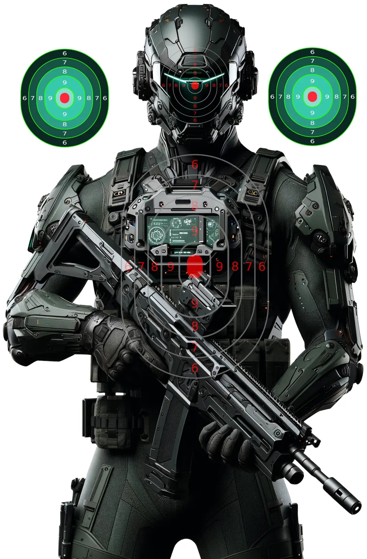 Future Warfare Target 37 - Printable Shooting Target