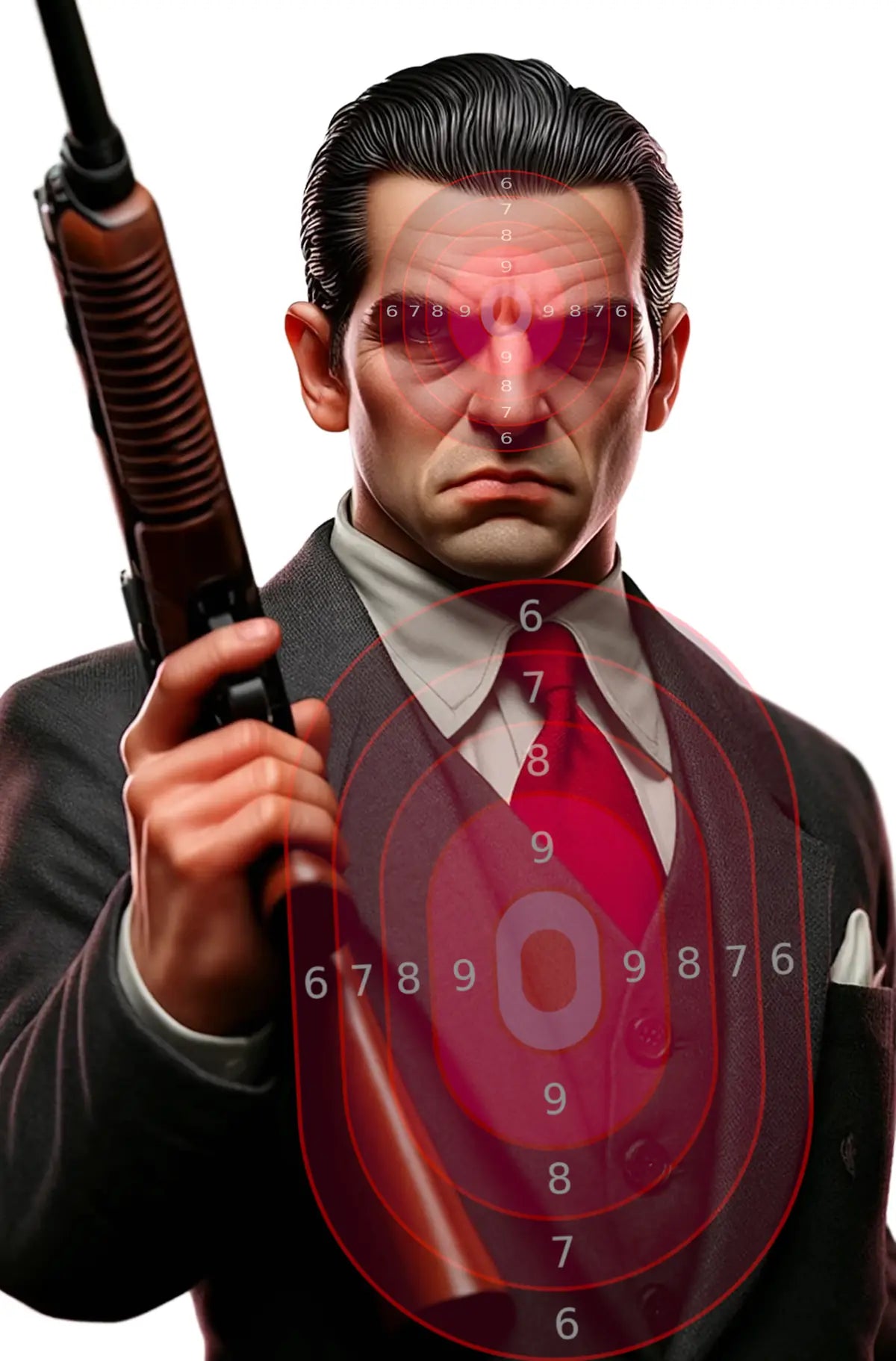 Mobsters Target 26 - Printable Shooting Target