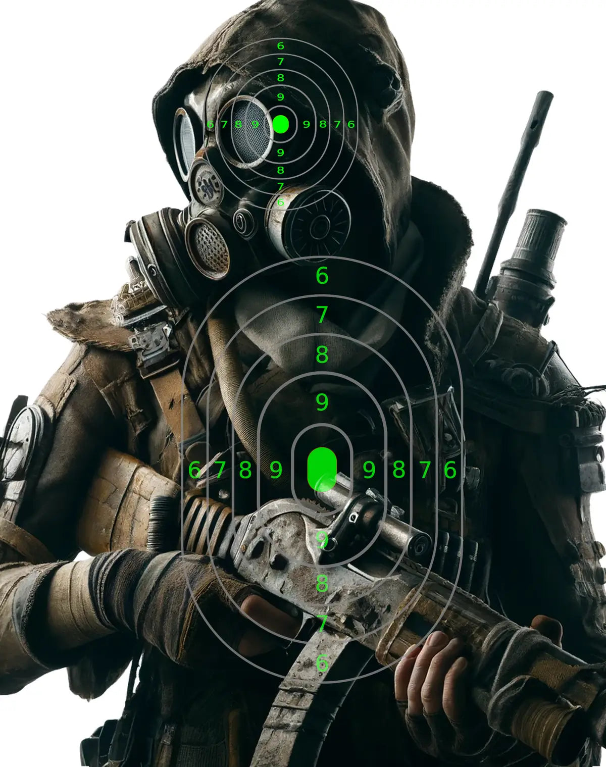 Radioactive Target 5 - Printable Shooting Target