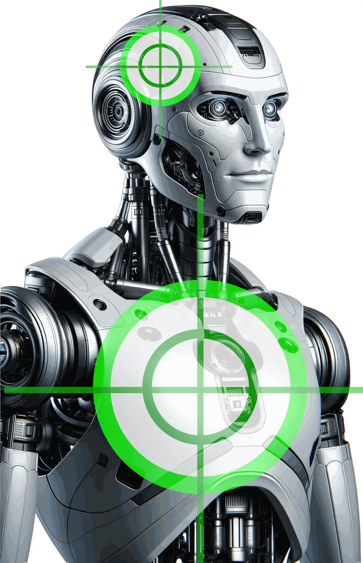 Robot And Drones Target 4 - Printable Shooting Target