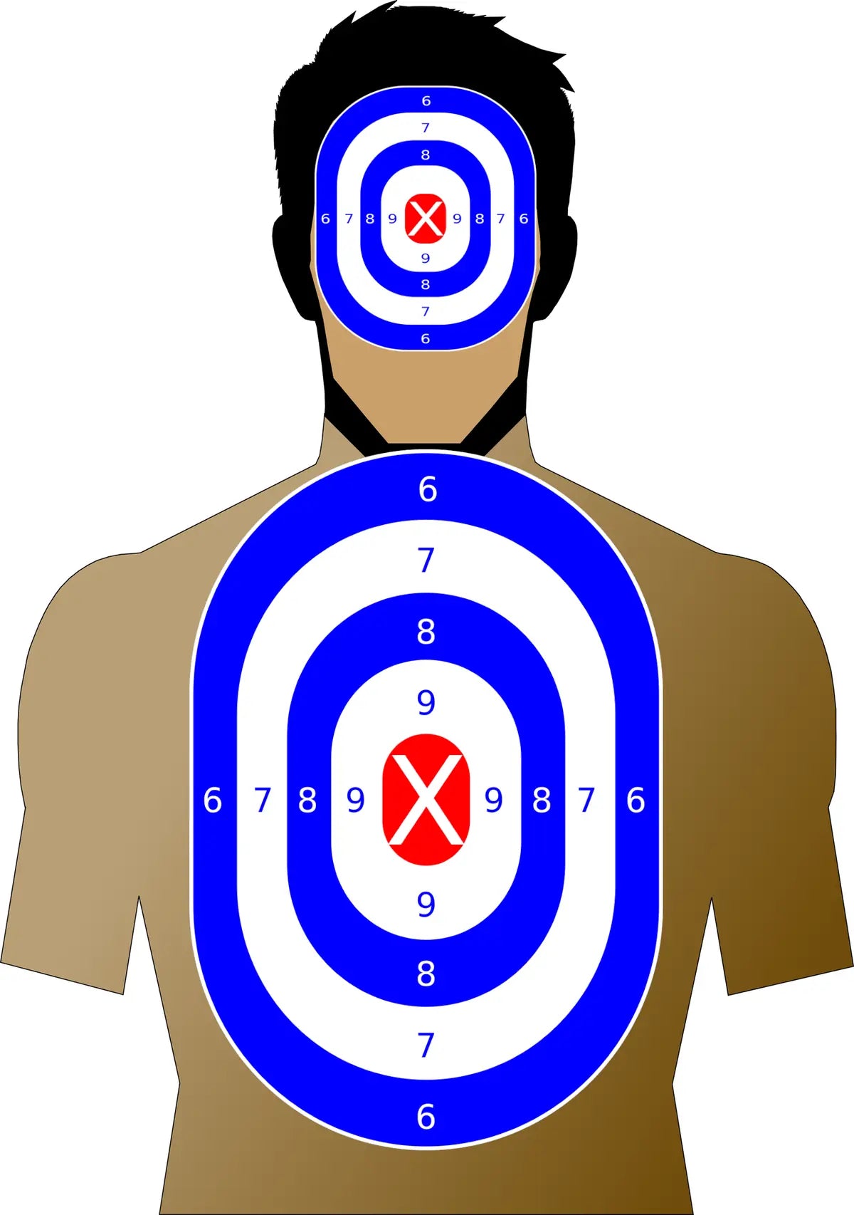 Silhouette Target 5 - Printable Shooting Target