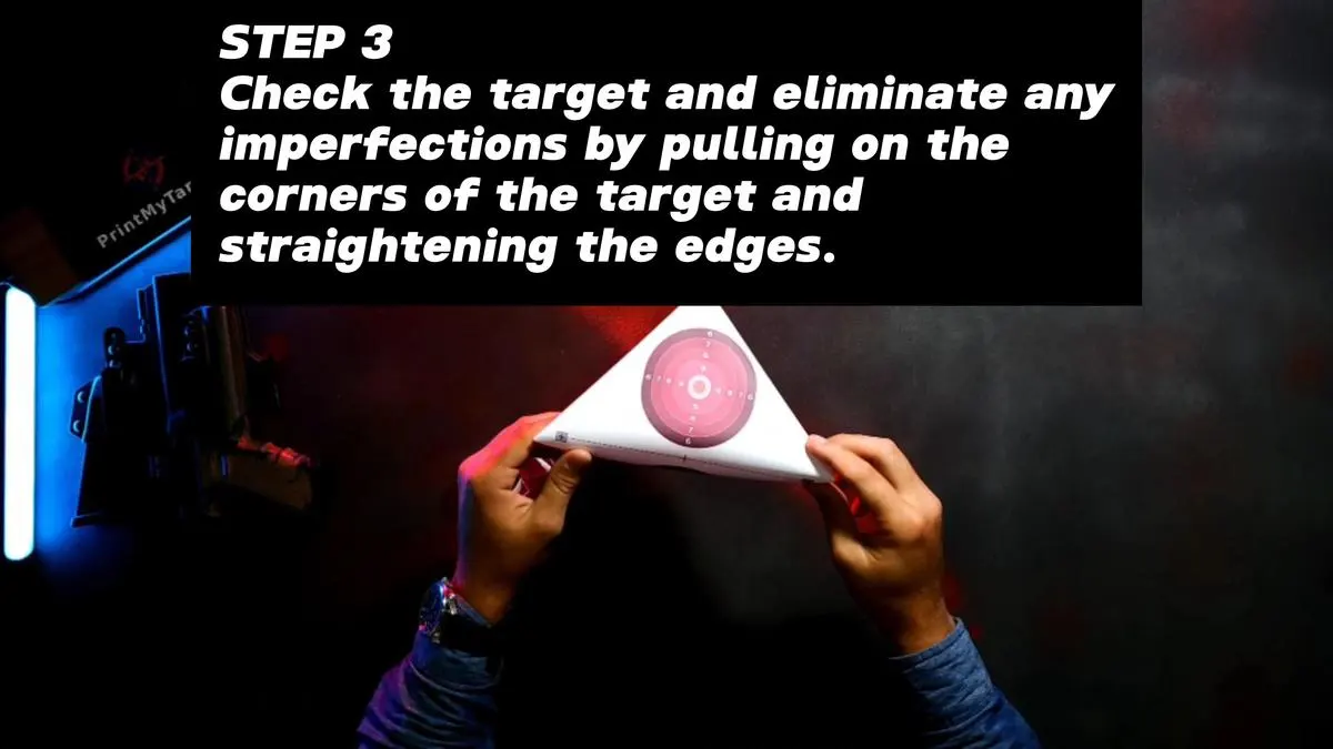 1 Page Self-Standing Target Tutorial - Shape and check