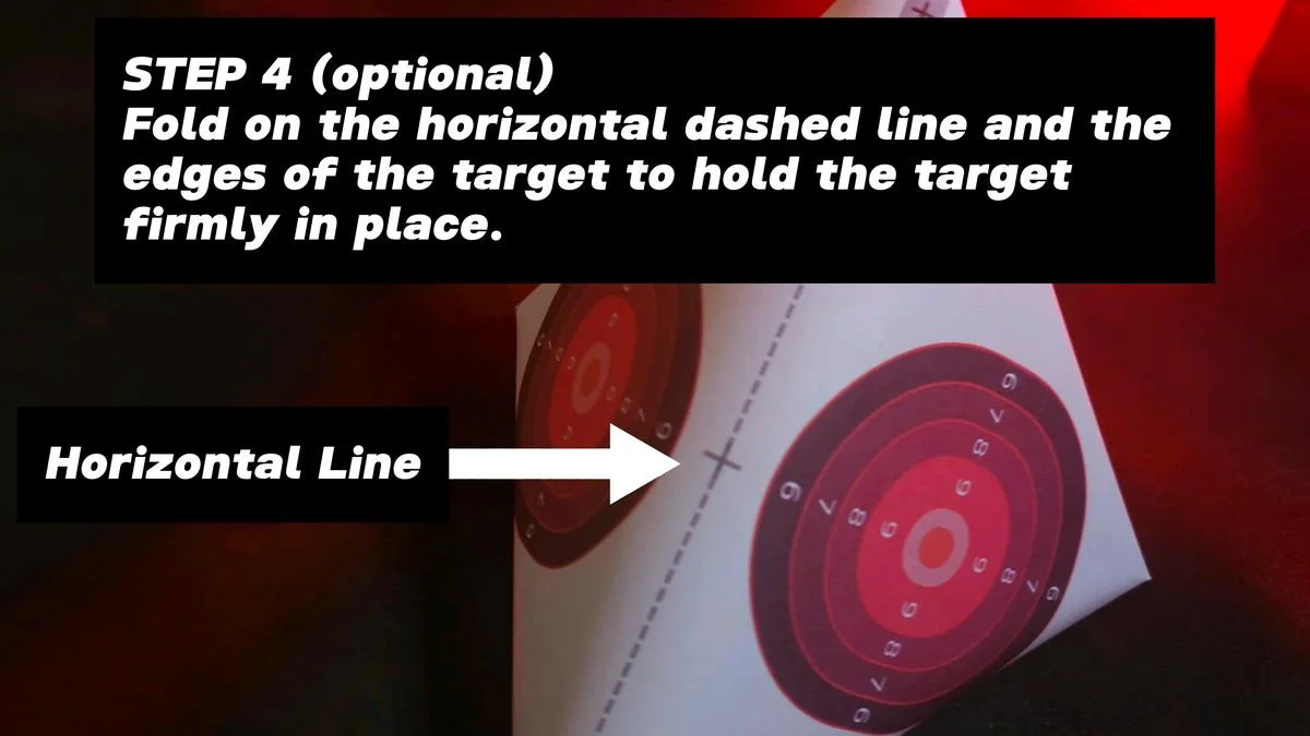 1 Page Self-Standing Target Tutorial - Lock it down