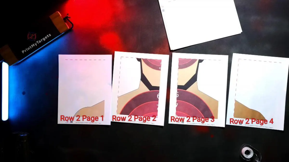 16 Page Target Tutorial - Build Row 2