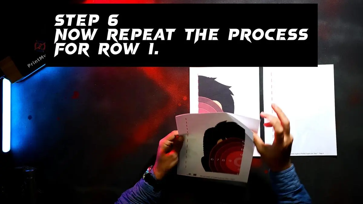 16 Page Target Tutorial - Build Row 1 (top)