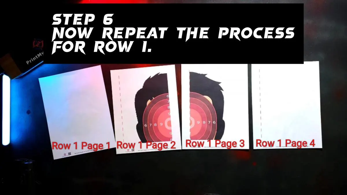 16 Page Target Tutorial - Build Row 1 (top)