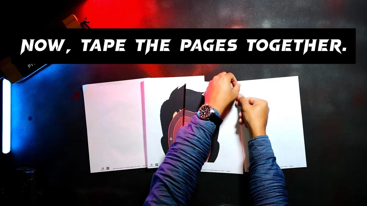 16 Page Target Tutorial - Build Row 1 (top)