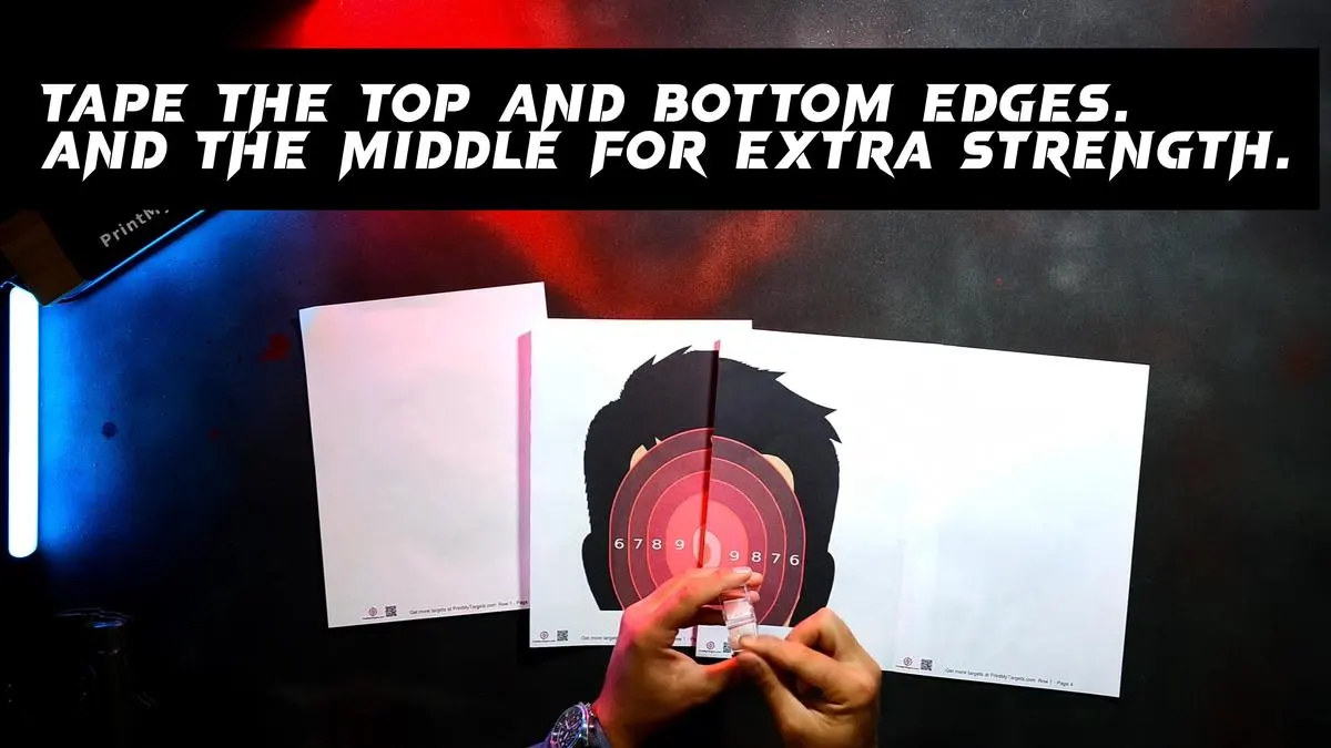 16 Page Target Tutorial - Build Row 1 (top)