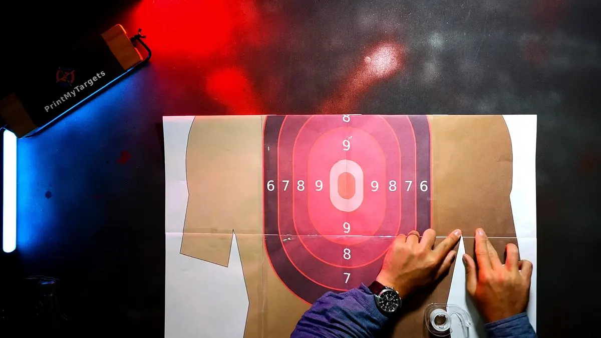 16 Page Target Tutorial - Join the bottom half (Rows 3 + 4)