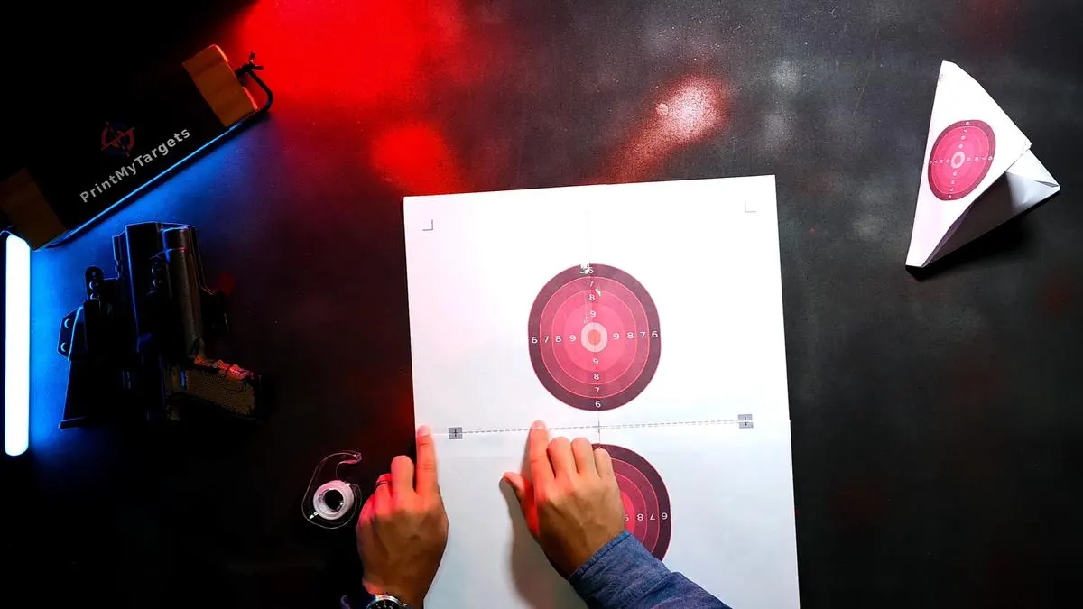4 Page Self-Standing Target Tutorial - Join the rows