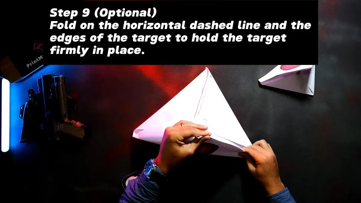 4 Page Self-Standing Target Tutorial - Lock it down