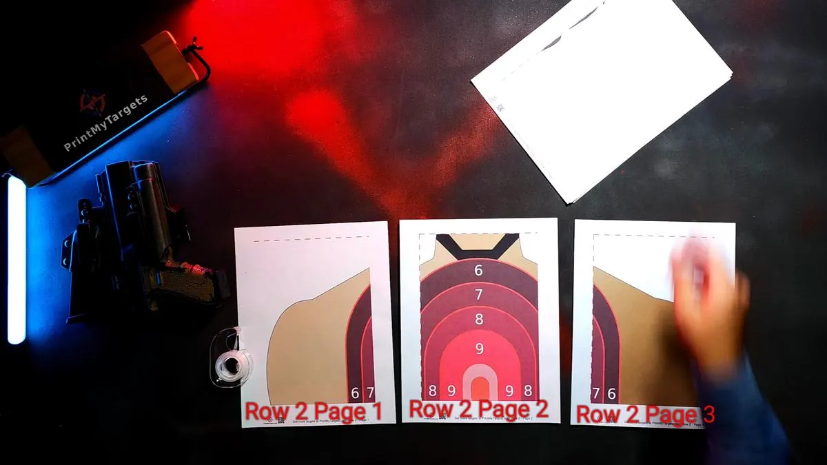 9 Page Target Tutorial - Build Row 2